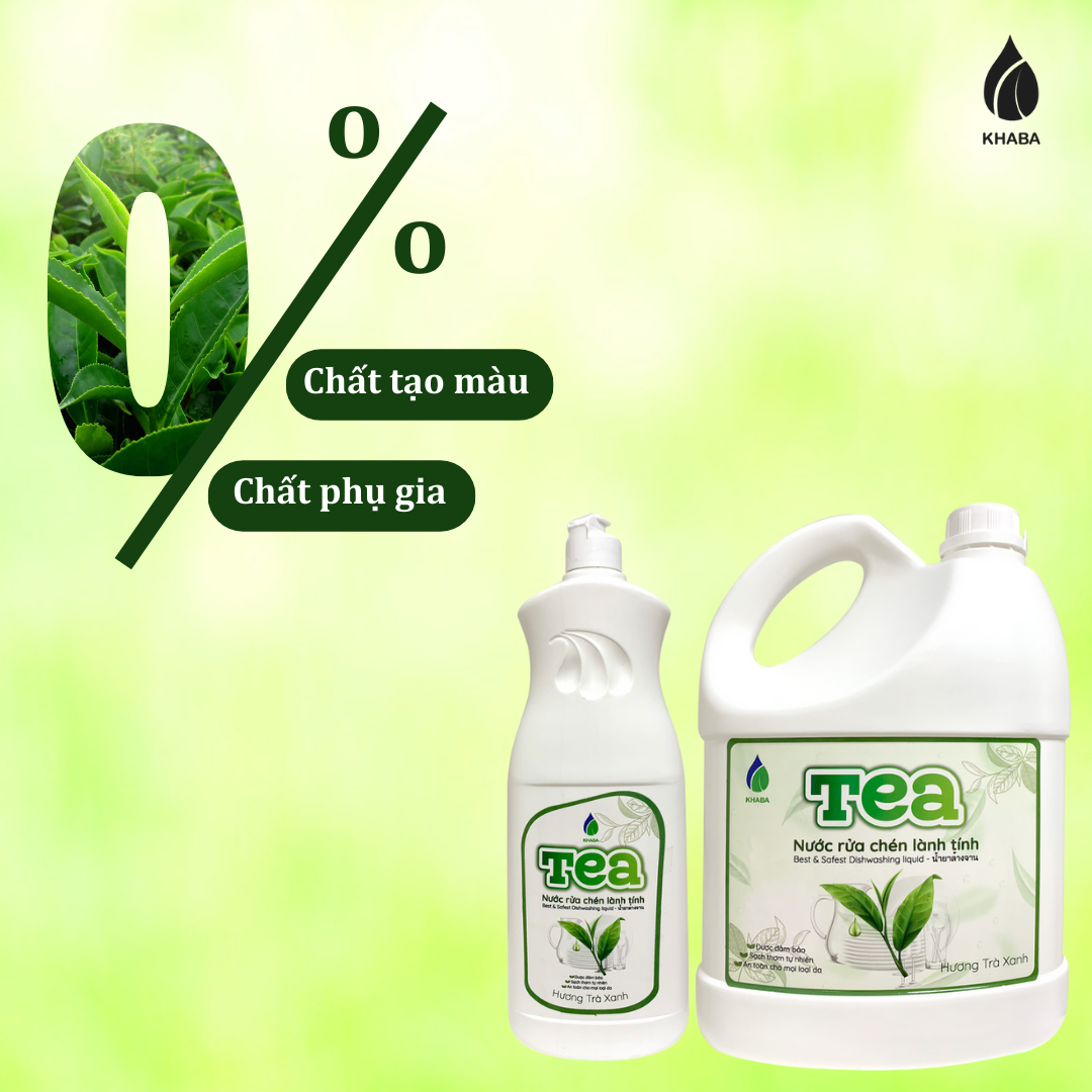 Nước rửa chén lành tính TEA. Chai 0,8KG