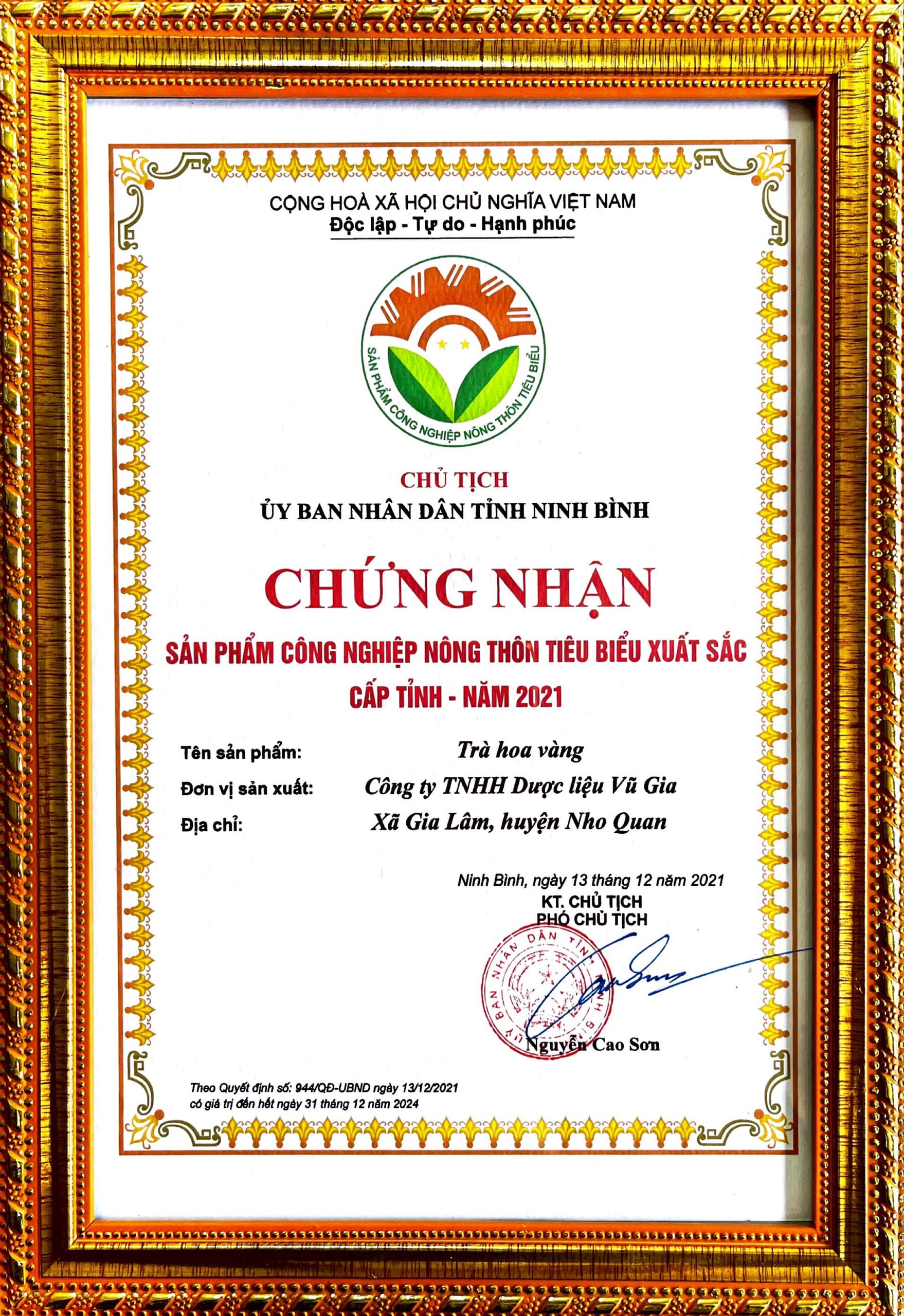 Trà hoa vàng hộp 50gr