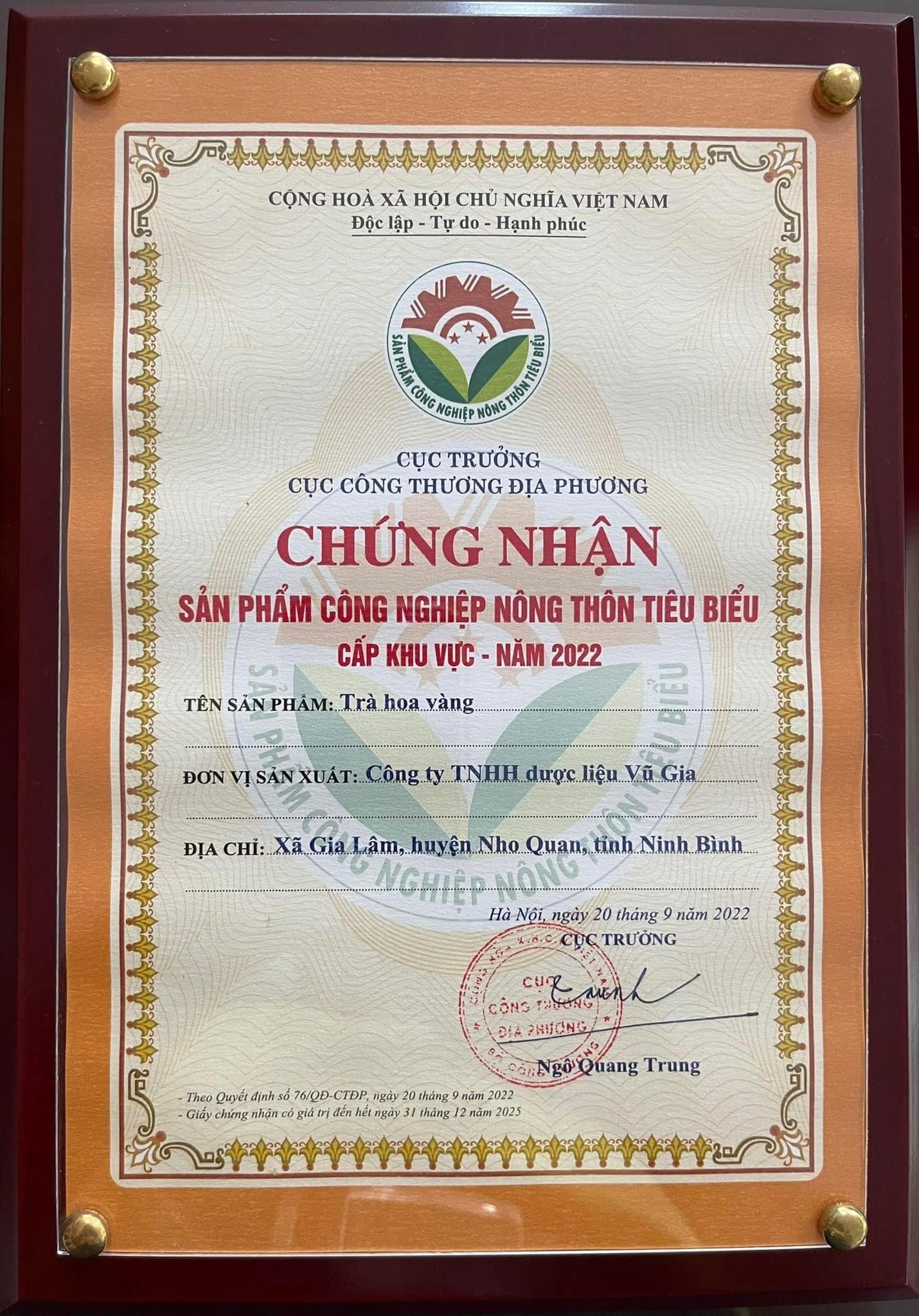 Trà hoa vàng hộp 45gr