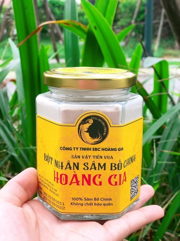 BỘT SÂM BỐ CHÍNH LỌ 50GR