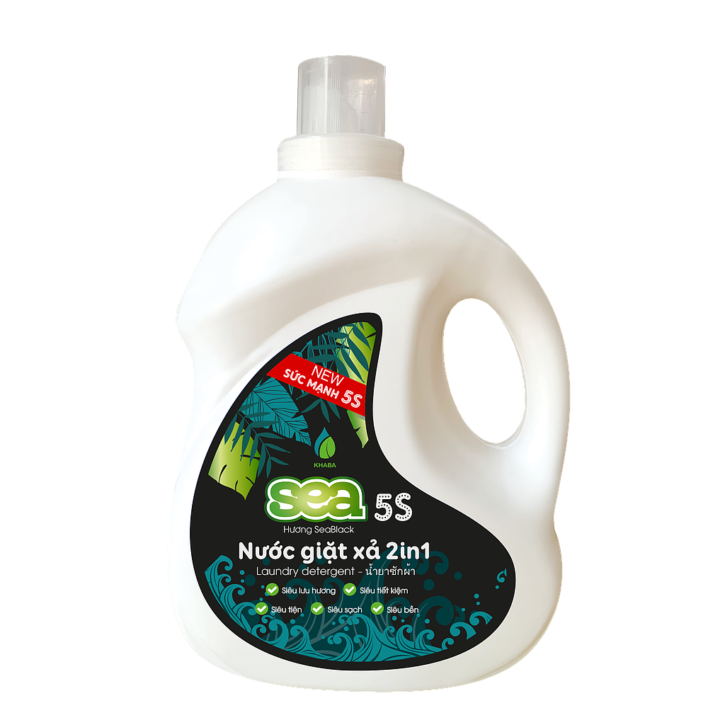 Nước giặt xả 2in1 siêu lưu hương 5S - Can 3.7KG
