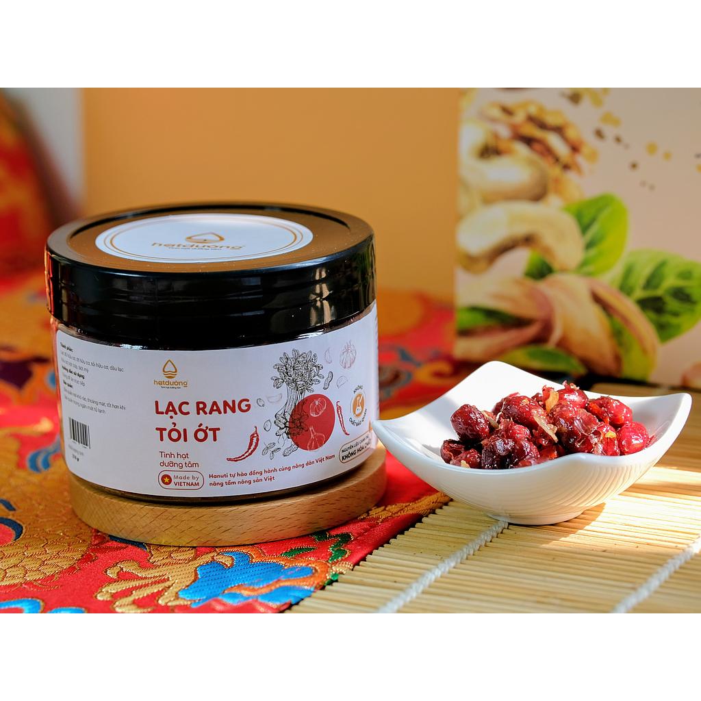 Lạc rang tỏi ớt lọ PET 350g