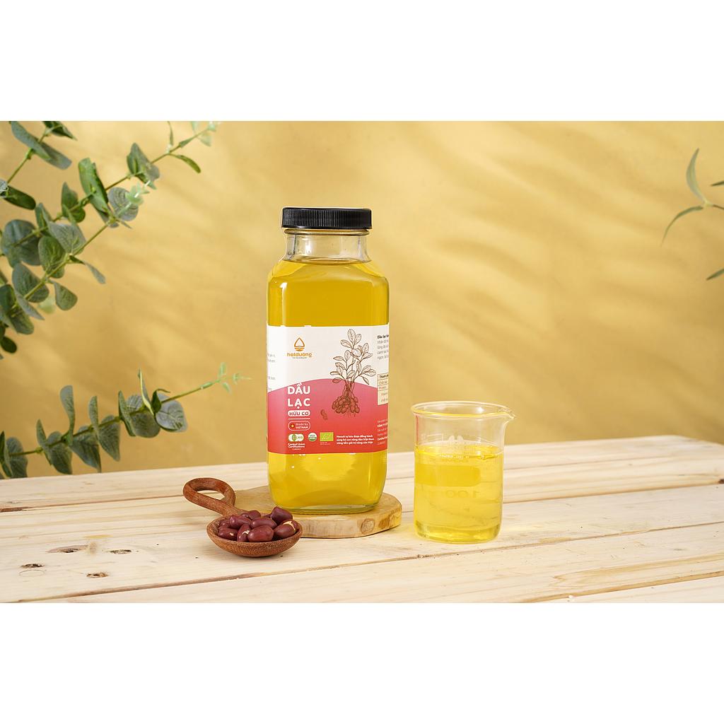Dầu lạc hữu cơ chai 500ml